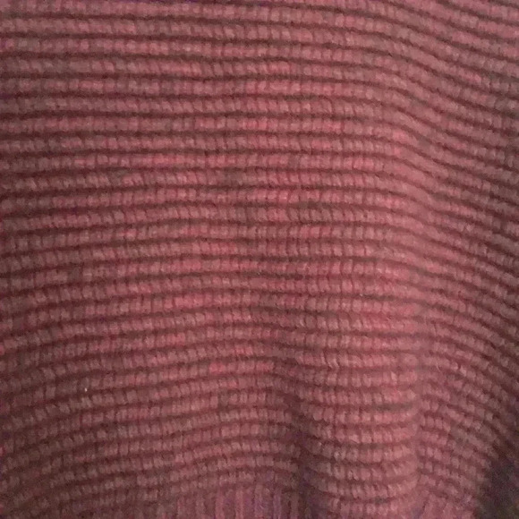 Madewell‎ chunky burgundy purple turtleneck sweater XS - Picture 4 of 7